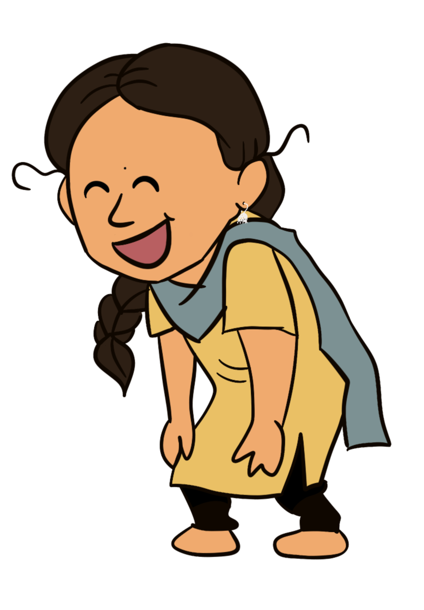 Hasyam facial expression illustration